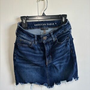 American Eagle Dark Denim Skirt